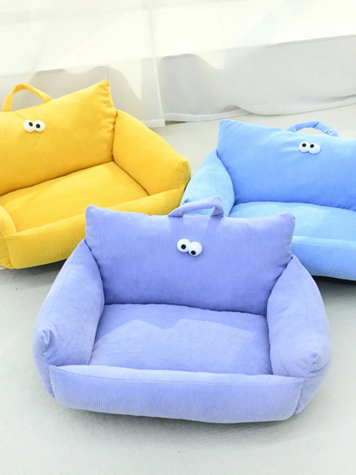Funny Googly Eyes Cat Bed - New!