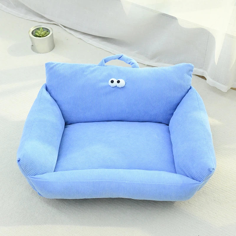Funny Googly Eyes Cat Bed - New!
