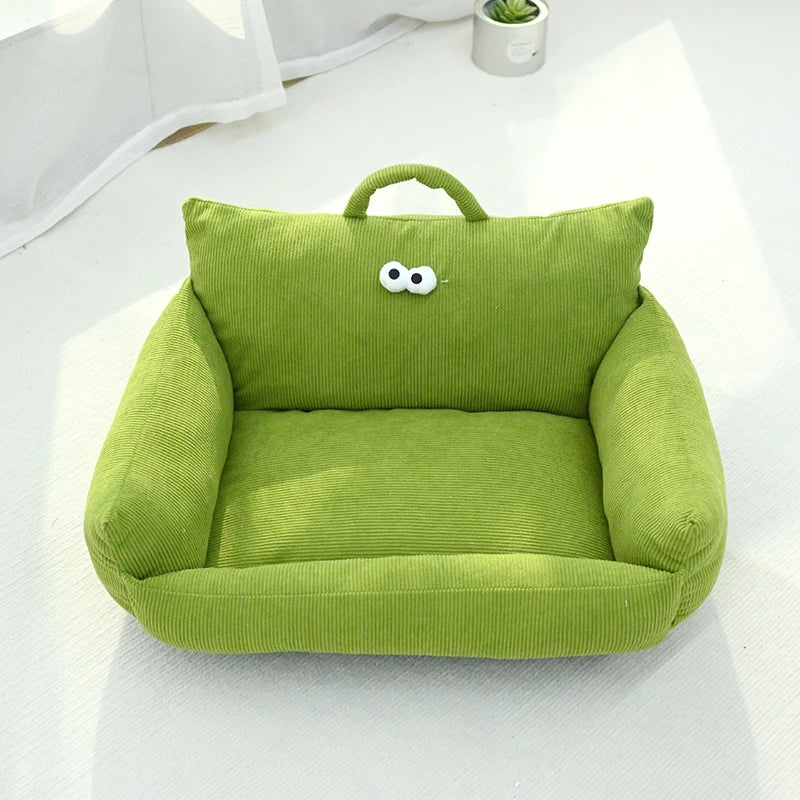 Funny Googly Eyes Cat Bed - New!