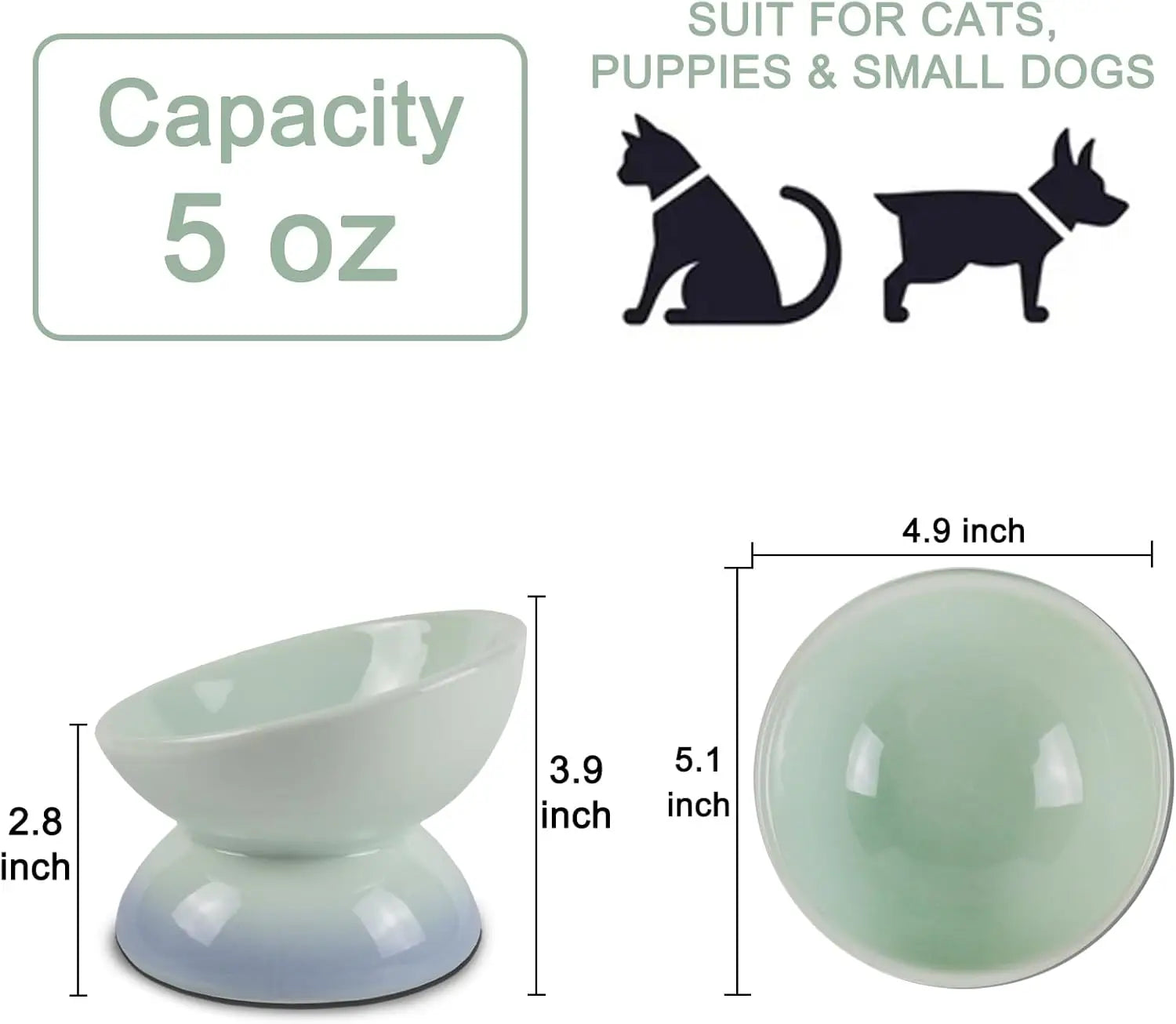 Gradient Mix bowl for Cats