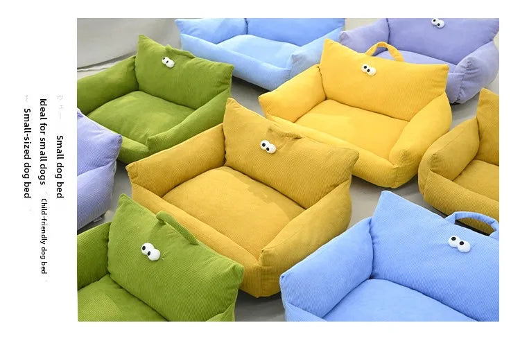 Funny Googly Eyes Cat Bed - New!