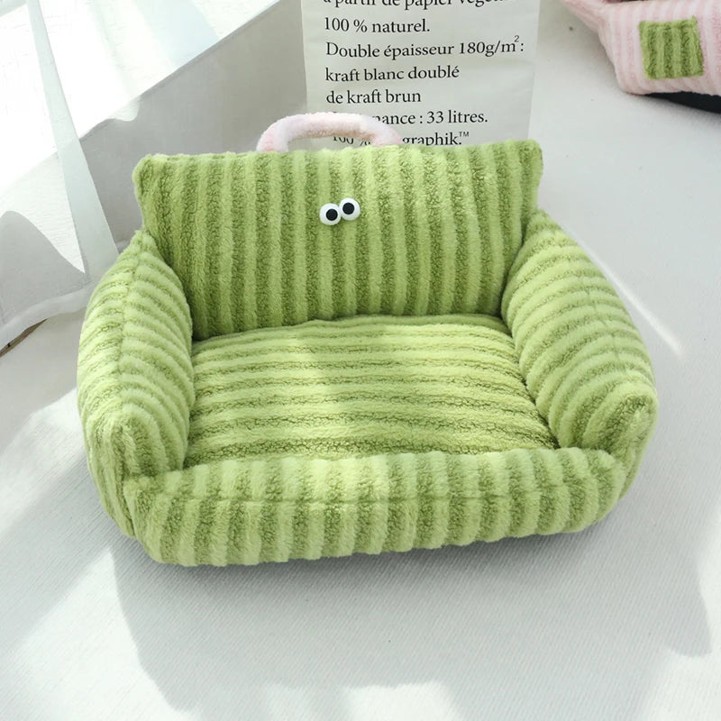 Funny Googly Eyes Cat Bed - New!