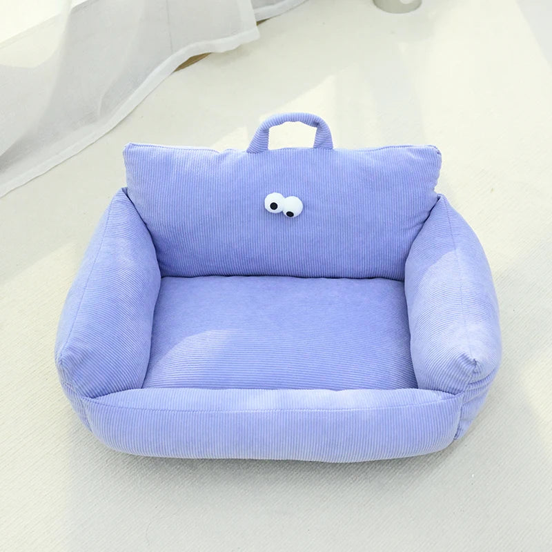 Funny Googly Eyes Cat Bed - New!