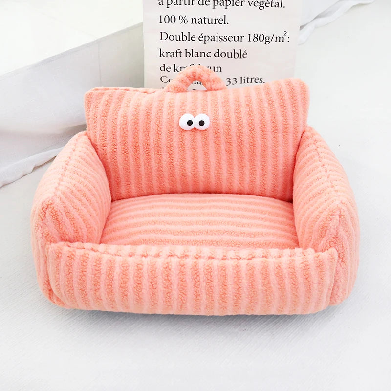 Funny Googly Eyes Cat Bed - New!