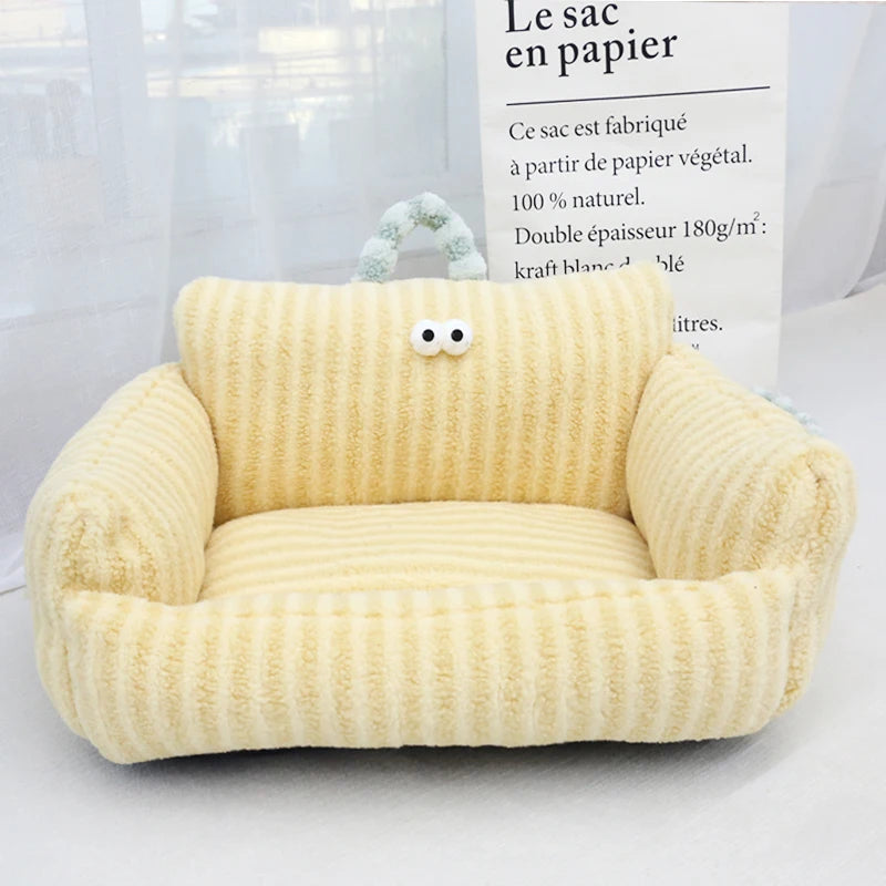 Funny Googly Eyes Cat Bed - New!