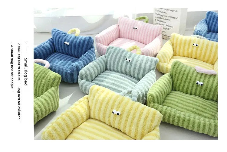 Funny Googly Eyes Cat Bed - New!