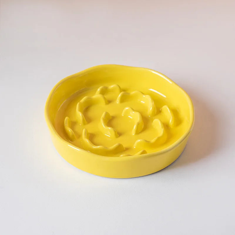 Ceramic Slow Food Bowl - Soft Pastels