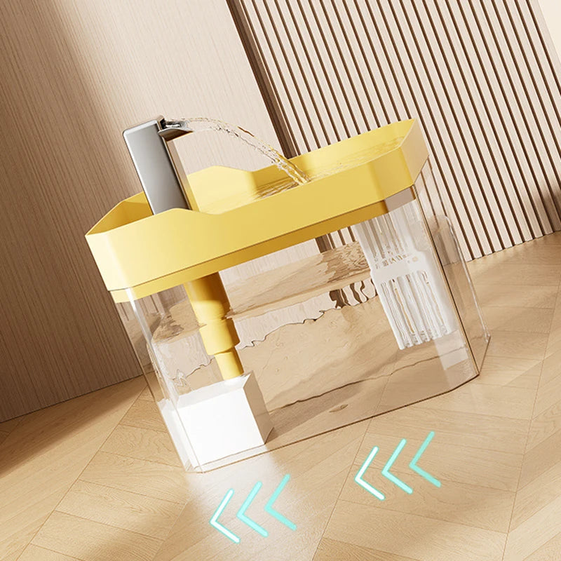 Hot transparent pet water dispenser plug-in automatic water drinker circulating and flowing out water smoothly pet water drinker