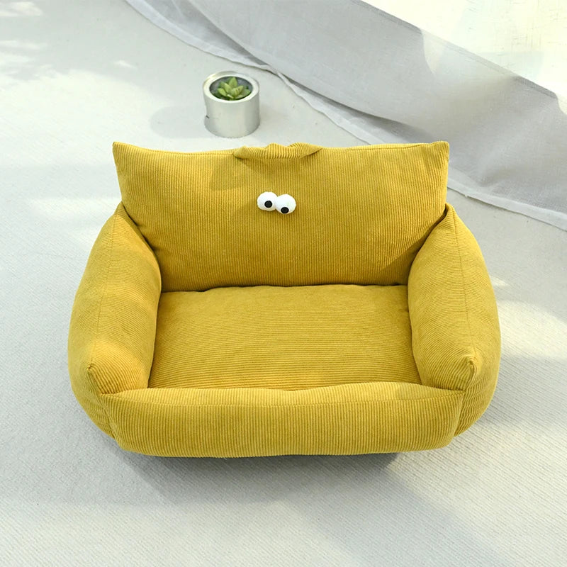 Funny Googly Eyes Cat Bed - New!
