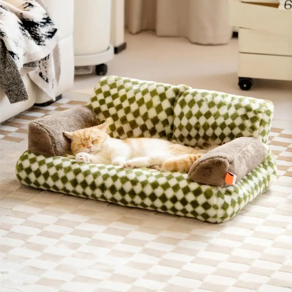 Zesty Pattern Cat Sofa Bed