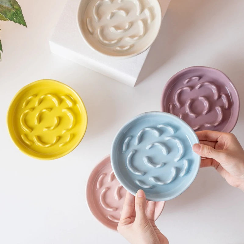 Ceramic Slow Food Bowl - Soft Pastels